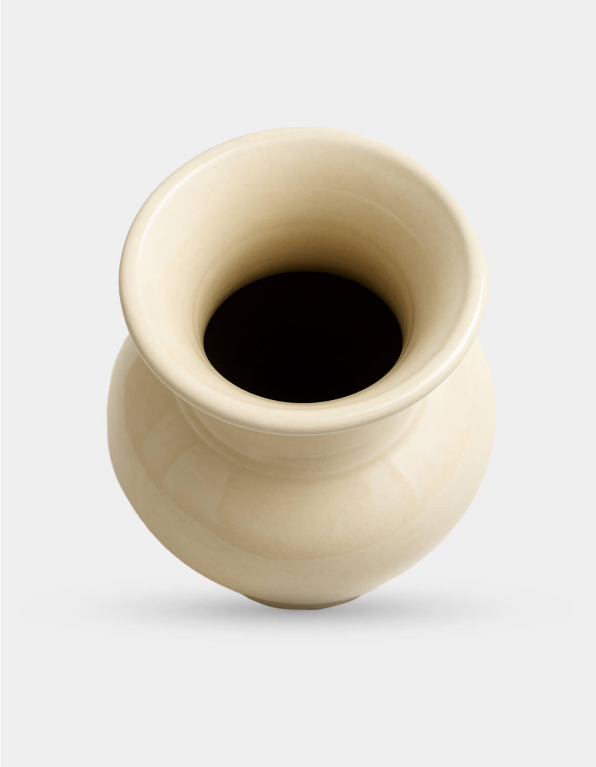 Neutral-Toned Flower Vase